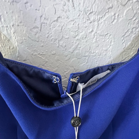 NWT - Lovers and Friends TEDDY MINI DRESS  Med color Cobalt - Picture 9 of 9